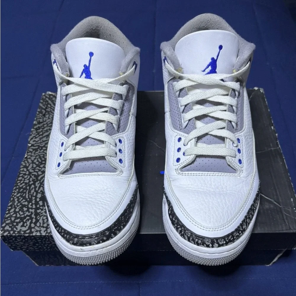 Jordan 3 Retro Racer Blue 2021 Size 9